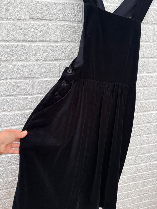 Toast Cotton Velvet Pinafore Dress Size 16