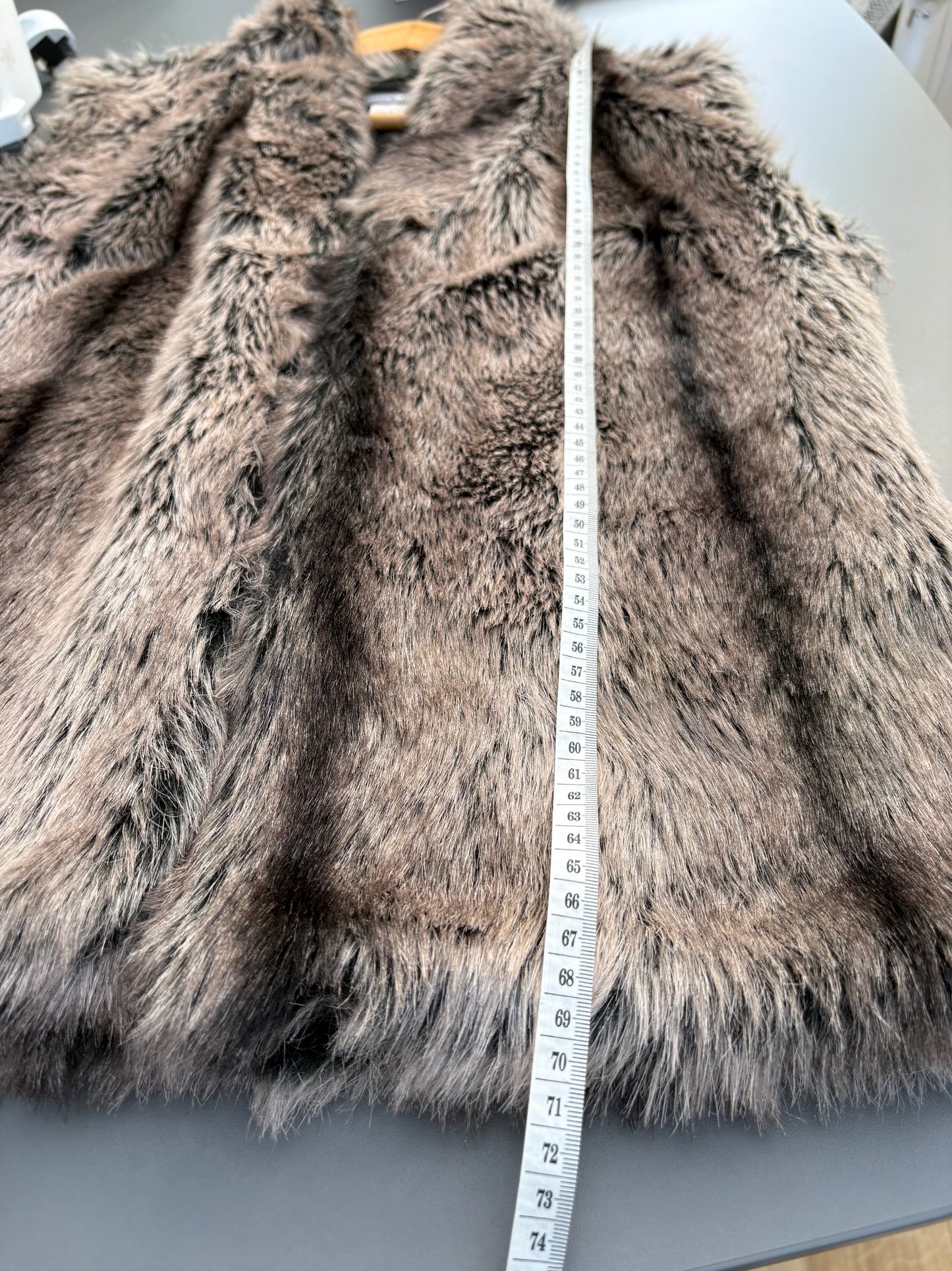 Suzanne Bettley Faux Fur Gilet Size Large