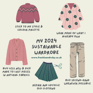 Creating a more sustainable wardrobe in 2024?  Here's five things you should do.