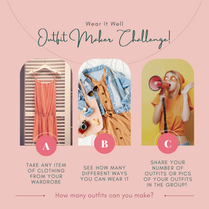 The Outfit Maker Challenge - 9 ways to wear a summer dress