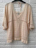 Wrap London Linen Mix Top Size 14
