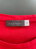Mint Velvet Cotton Top Size XL