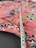 Diane Von Furstenberg Pink Silk Wrap Dress Size UK 18