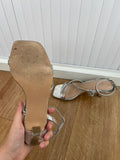 Linzi Evening Strappy Shoes Size 4 Wide Fit