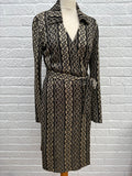Diane Von Furstenberg Wrap Dress Size UK 16