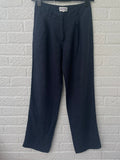 Brora Navy Linen Trousers Size 8