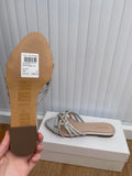 Reiss New Silver Sandals Size UK 4