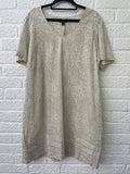 Nicole Miller Linen Mix Dress Size XL