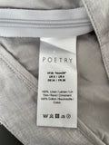 Poetry Linen Trousers Size 8