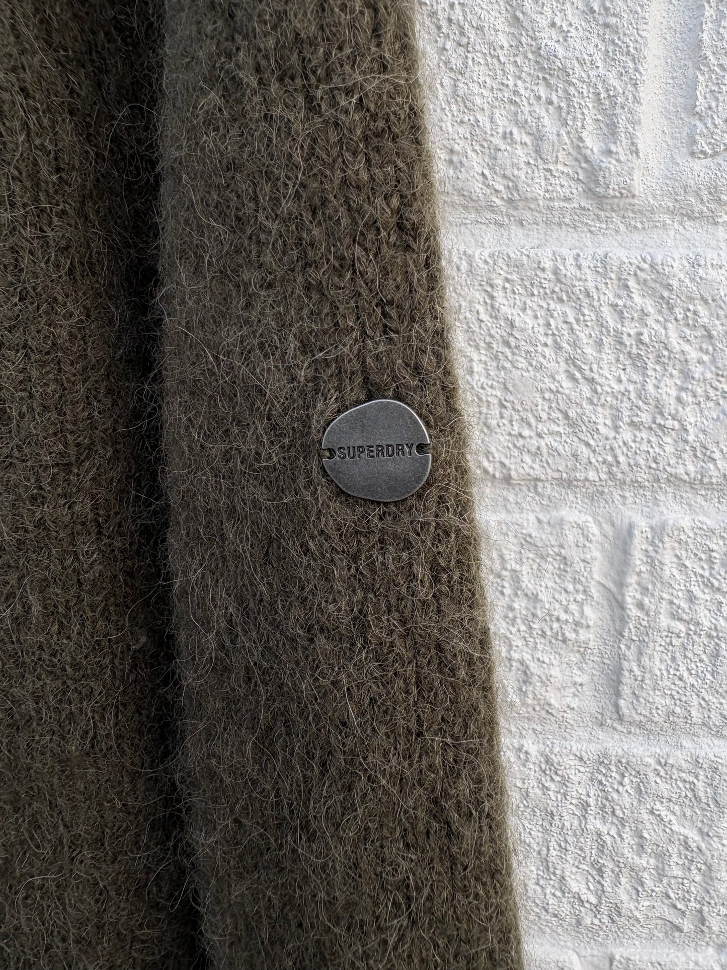 Superdry Alpaca Wool Jumper Size Large