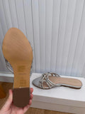 Reiss New Silver Sandals Size UK 4