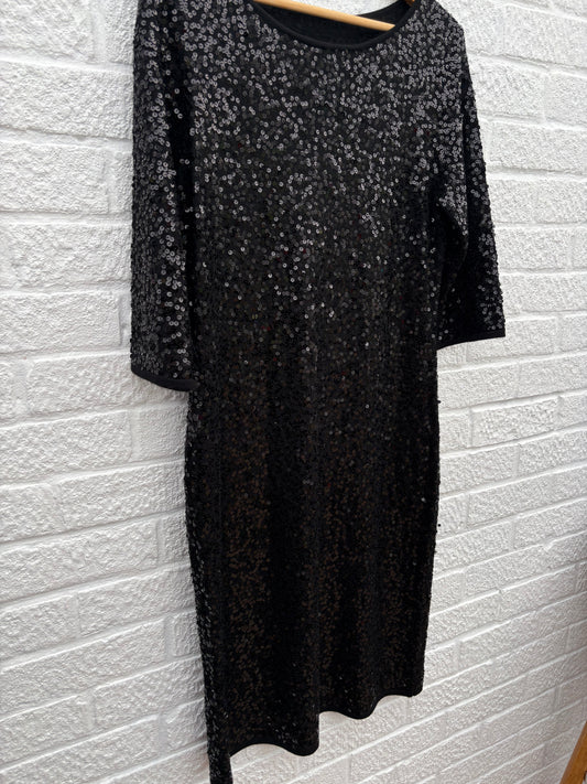 Jaeger Wool Sequin Dress Size Large