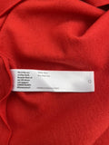 Eileen Fisher Orange/ Red Boiled Wool Sleeveless Shift Dress Size Large
