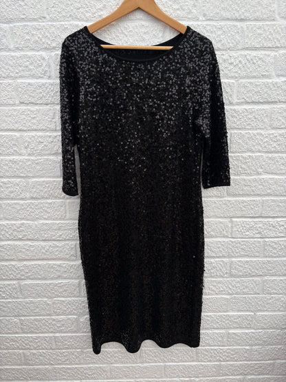 Jaeger Wool Sequin Dress Size Large