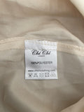 Chi Chi New Cream/ Black Knee Length Fit & Flare Dress Size UK 16