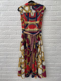 Samantha Sung Rare Mid Length Sleeveless Shirt Dress SIze UK 12