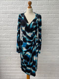 Diane Von Furstenberg Silk Wrap Dress Size UK 14
