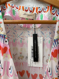 Jessica Russell Flint New Silk Maxi Dress Size Large