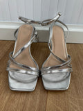 Linzi Evening Strappy Shoes Size 4 Wide Fit