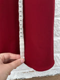 Jovani Deep Red Full Length Halter Neck Evening Dress SIze UK 12