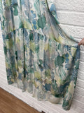 Dea Kudibal Mulberry Silk Blue/ Green Harper Maxi Dress Size Medium
