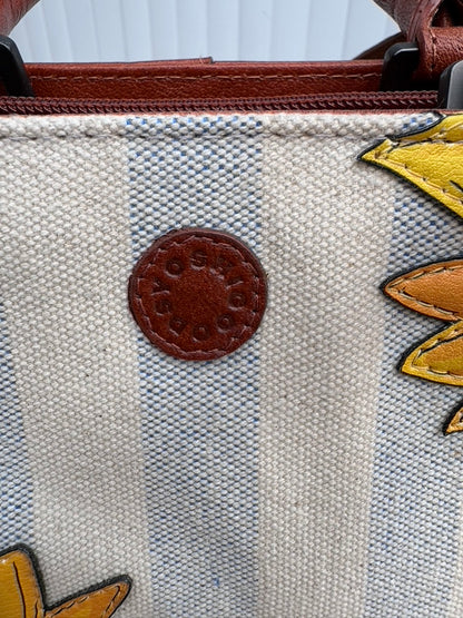 Yoshi Leather & Canvas Sunflower Bag