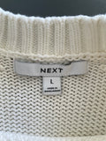 Next Cotton Knit Jumper Size Large
