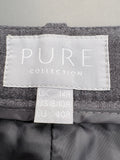 Pure Collection Wool Trousers Size 14 Petite
