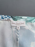 Dea Kudibal Mulberry Silk Blue/ Green Harper Maxi Dress Size Medium