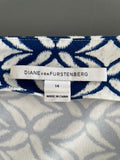 Diane Von Furstenberg Wrap Dress Size UK 18
