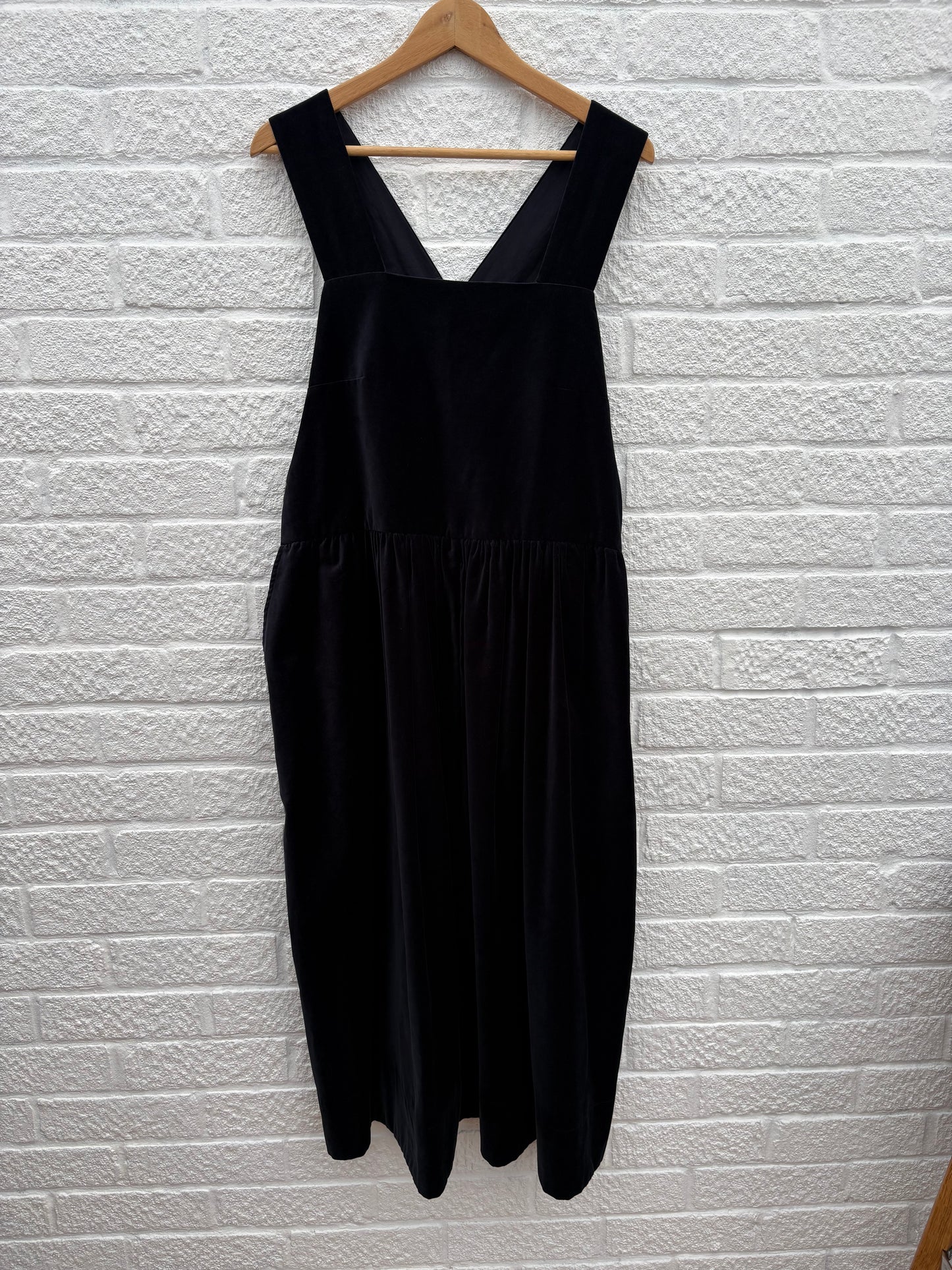 Toast Cotton Velvet Pinafore Dress Size 16