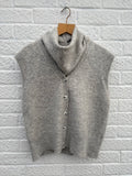 Mint Velvet Wool Blend Waistcoat & Scarf Size Large