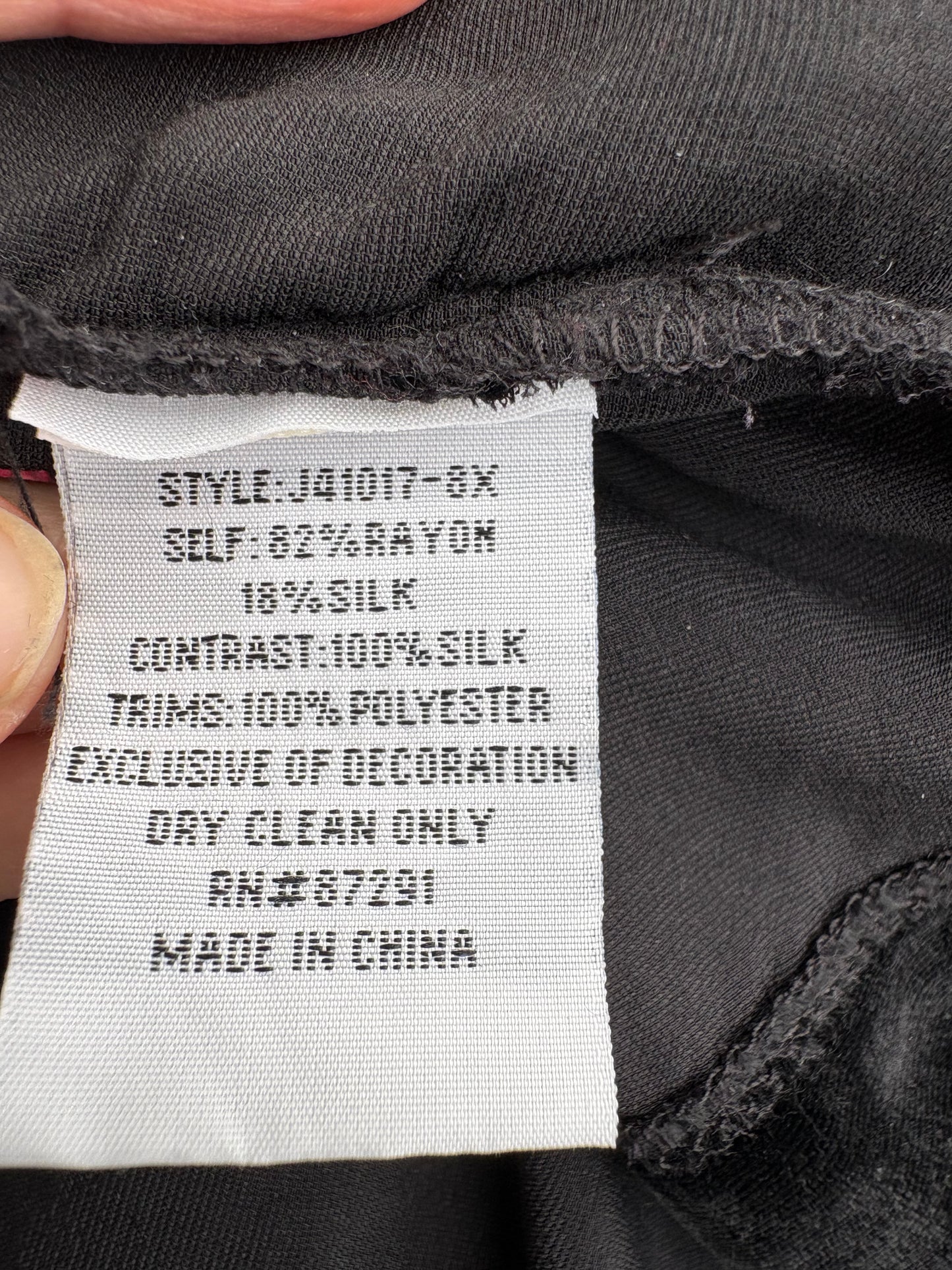 Johnny Was Silk Blend Velvet Jacket Size XL
