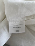 Fahri By Nicole Fahri White Linen Dress Size UK 16