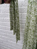 ME+EM Green Floral Print Maxi Dress Size UK 16