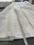 Zara New Ivory Midi Length Textured Dress Size Medium