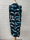 Diane Von Furstenberg Silk Wrap Dress Size UK 14