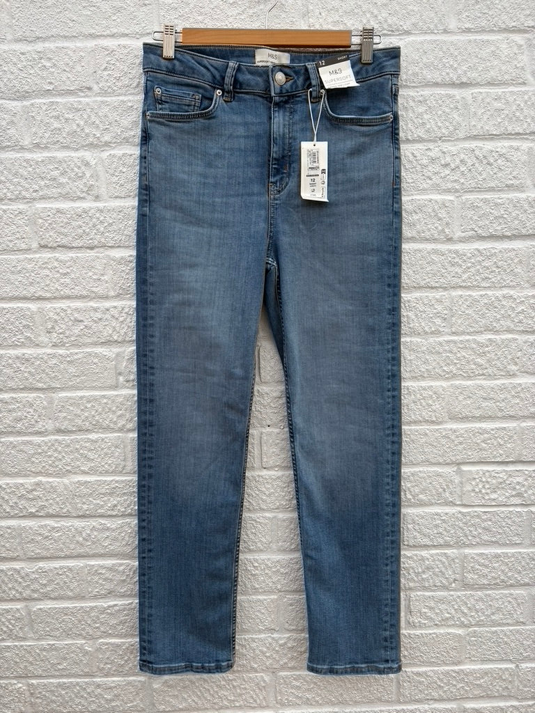 M&S New Sienna Jeans Size 12 Short