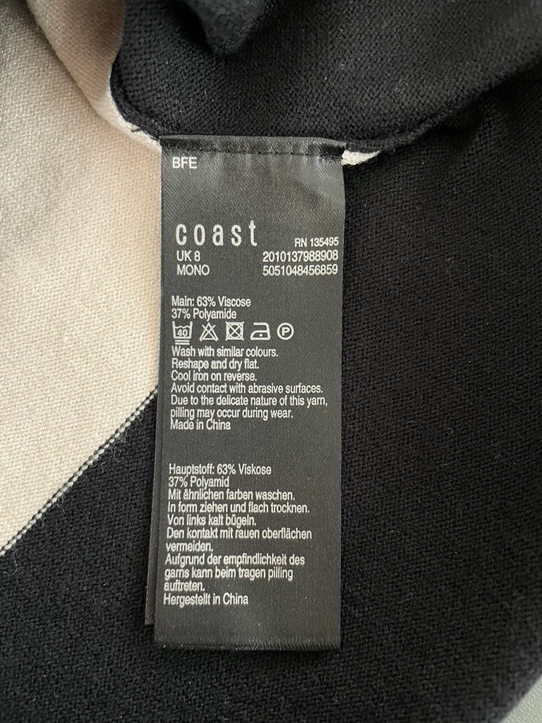 Coast Knitted Dress Size 8