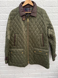 Barbour Kelham Quilted Jacket Size 18