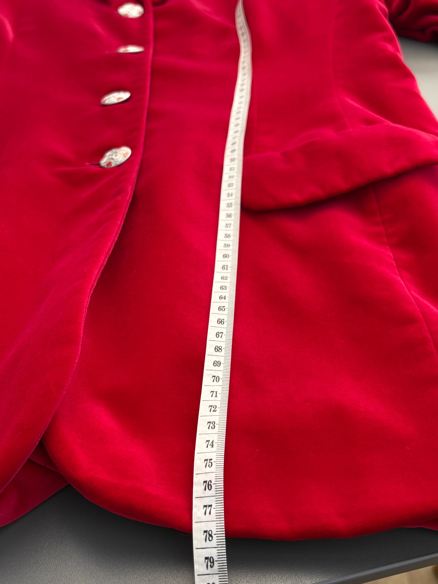 Vintage Velvet Jacket Size 14/ 16