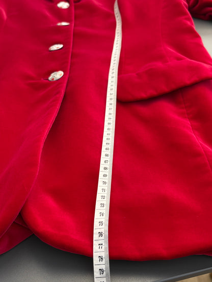 Vintage Velvet Jacket Size 14/ 16