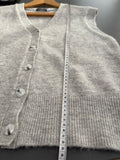 Mint Velvet Wool Blend Waistcoat & Scarf Size Large