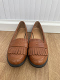 Hotter Tan Leather Loafers Size UK 5.5