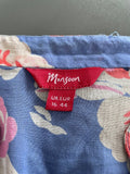 Monsoon Cotton Tunic Shirt Size 16