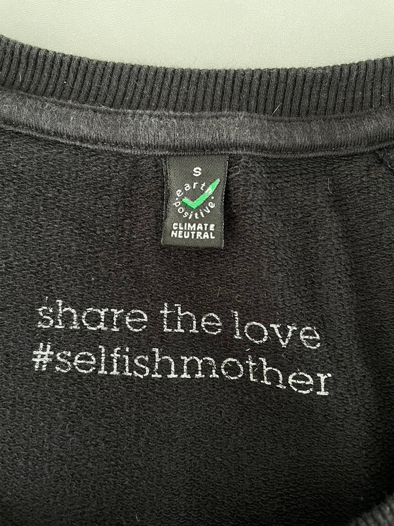 Selfish Mother Organic Cotton Sweatshirt Size Small