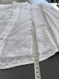 Brora Organic Cotton White Shirt Size UK 16