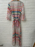 Jessica Russell Flint New Silk Maxi Dress Size Large