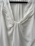 Fahri By Nicole Fahri White Linen Dress Size UK 16