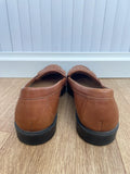 Hotter Tan Leather Loafers Size UK 5.5